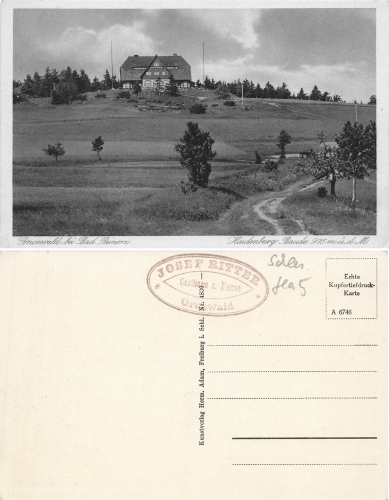 Hindenburg Baude Grunwald Bad Reinerz Schlesien Zieleniec Duszniki-Zdroj * um 1930