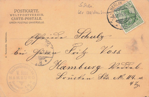 Bad Salzbrunn Schwedenteich  Schlesien Szczawno-Zdrój  o 1905