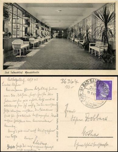 Bad Salzschlirf Wandelhalle o 10.8.43