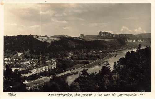 01814 Bad Schandau Elbsandsteingebirge * um 1930 Hahn-Foto2320