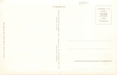 01814 Bad Schandau Elbsandsteingebirge * um 1930 Hahn-Foto2320