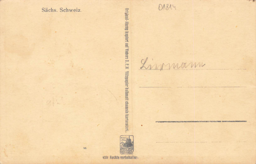 01814 Bad Schandau Elbsandsteingebirge * um 1930 Hahn-Foto2048