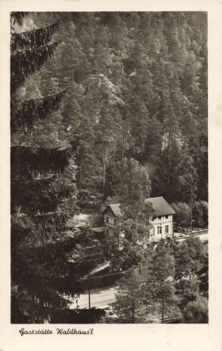 01814 Bad Schandau Restaurant "Waldhaeusl" o 1957