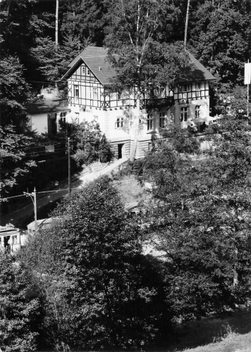 01815 Bad Schandau Gaststätte Waldhäusl Kirnitzschtal *1964 Hanich1633 nicht veröffentlichte Variante