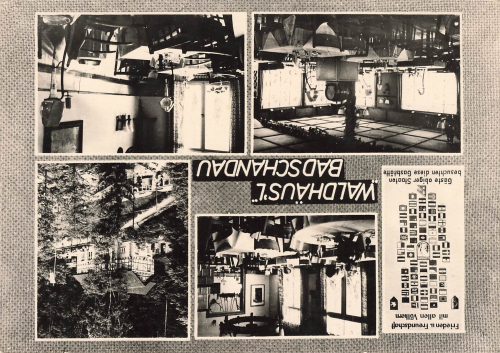 01814 Bad Schandau "Waldhaeusl" Mehrbildkarte  o 1967