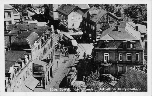 01814 Bad Schandau, terminus of the Kirnitzschtalbahn railway * 1965