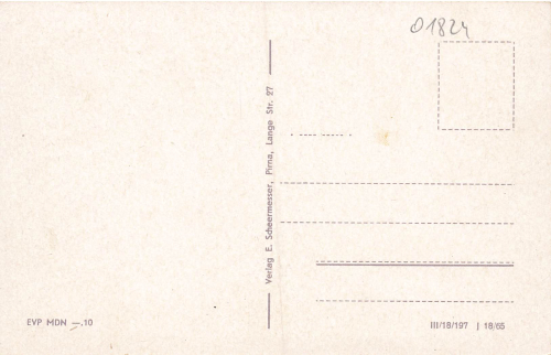 01814 Bad Schandau, terminus of the Kirnitzschtalbahn railway * 1965