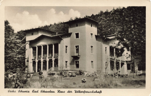 01814 Bad Schandau Haus der Völkerfreundschaft o 1957