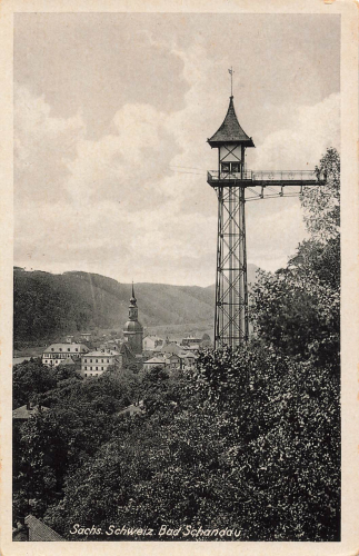 01814 Bad Schandau Aufzug * um 1940