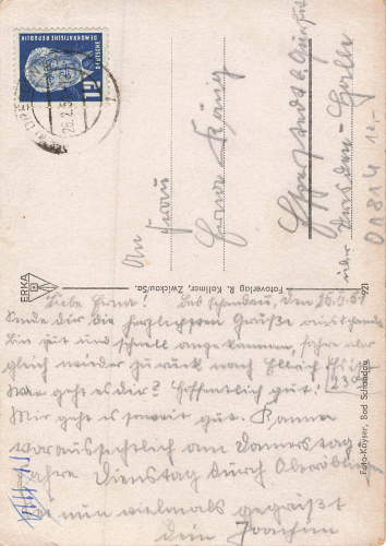 01814 Bad Schandau Marktplatz o 1951