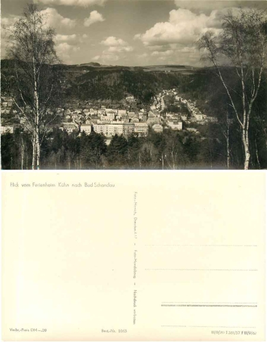 01814 Bad Schandau vom Ferienheim Kuehn *1957 Hanich1063