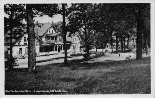 Bad Suderode Harz Badehaus o 1959