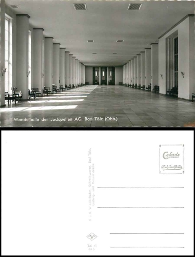 83646 Bad Toelz Wandelhalle der Jodquellen *ca. 1960