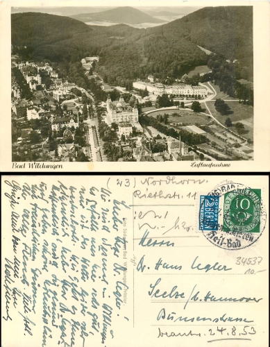 Bad Wildungen Luftaufnahme o 15.07.53