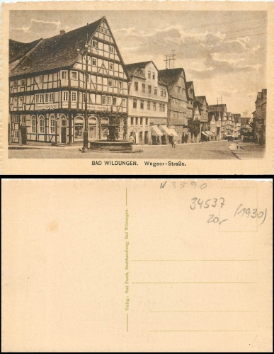 Bad Wildungen Wegaer Straße  *ca. 1930