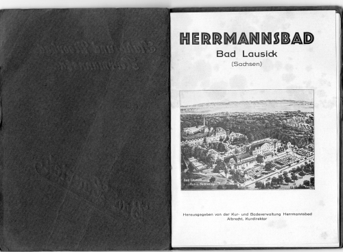 04651 Bad Lausick Herrmannsbad brochure 24 pages around 1930