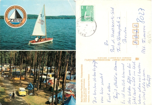 15864 Bad Saarow-Pieskow Camping o ca. 1970
