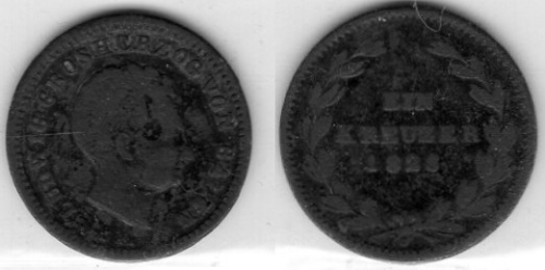 Baden 1 Kreuzer 1828