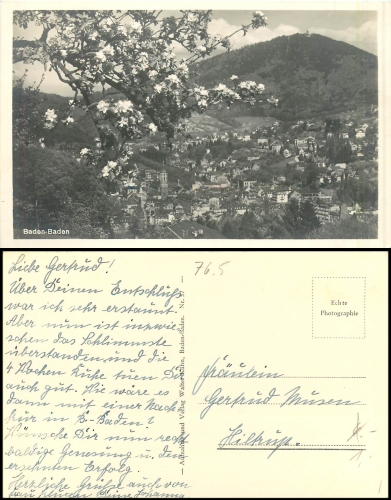 Baden-Baden gebr. ca. 1940