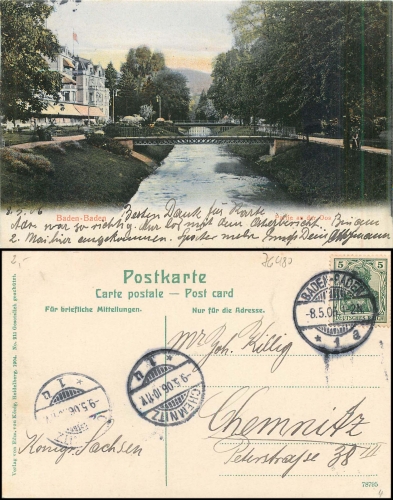 Baden-Baden Partie an der Oos, o 8.5.06