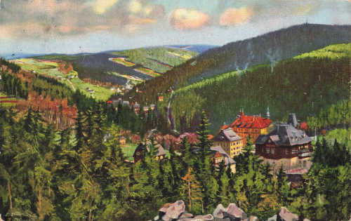 01773 Baerenfels Erzgebirge Kurhaus Kaiserhof Hotel Felsenburg o 1927
