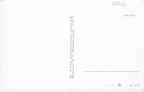 01773 Baerenfels Erzgebirge * 1955