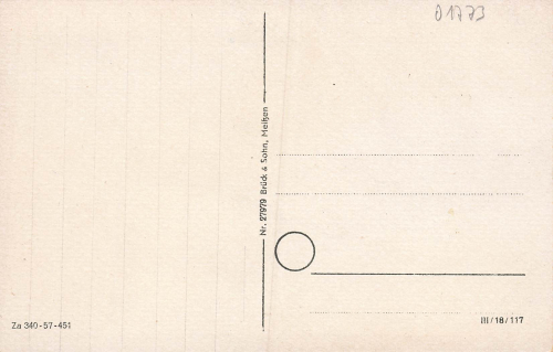 01773 Baerenfels Erzgebirge * 1957