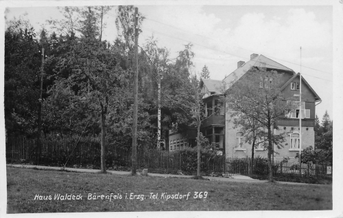 01773 Baerenfels Erzgebirge Haus Waldeck * um 1930