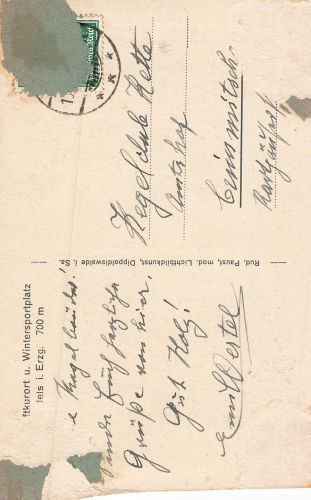 01773 Baerenfels Erzgebirge Kurhaus Kaiserhof o um 1930