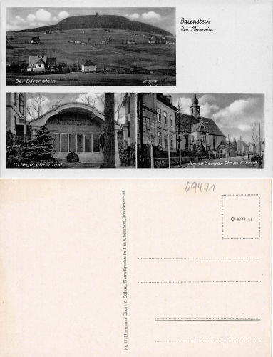 09471 Baerenstein Bez. Chemnitz Annaberger Strasse * um 1940