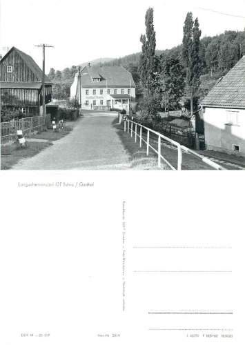 01819 Bahra Langenhennersdorf Gasthof *1979 Hanich2319