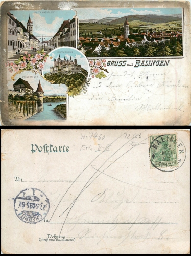 Balingen Farblitho * 26.05.1903