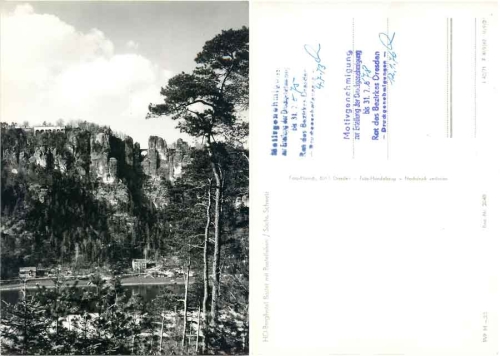 01847 Bastei mit Berghotel Sächsiche Schweiz *1971  