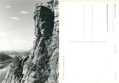01847 Bastei Rocks Saxon Switzerland *1972 Hanich2041