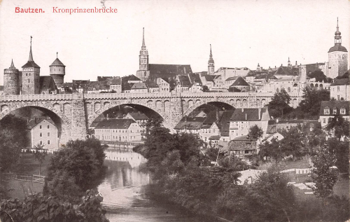 Bautzen Crown Prince Bridge o 1917