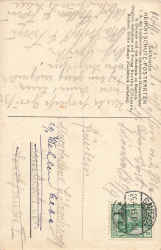 Bautzen Mühltor mit Stadtmauer o 1913