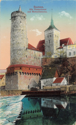 Bautzen Alte Wasserkunst Feldpost 1.WK 3. Kompagnie Ers.-Batl. J.-R. 103 o 1918