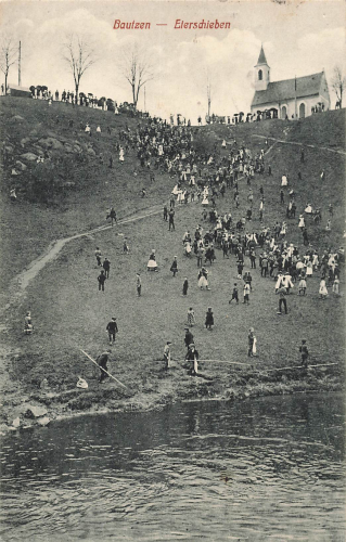 Bautzen Eierschieben Bahnpost Dresden-Kohlfurt-Breslau ZUG 641 o 1926