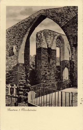 Bautzen Nicolairuine o 1935