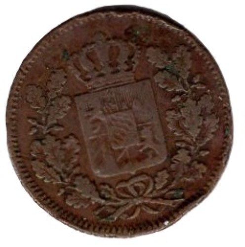 Bayern 1/2 Kreuzer 1855 Maximilian II.