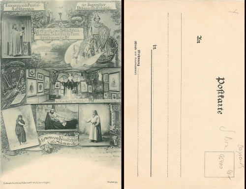Bayreuth Künstlerheim Cafe Collection Richard Wagner Parsival * around 1900