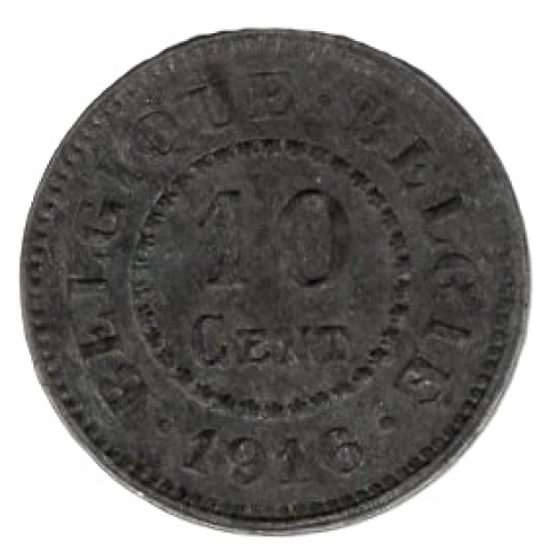 Belgien Deutsche Besetzung 1. Weltkrieg 5 Cent (5 Centimes) 1916
