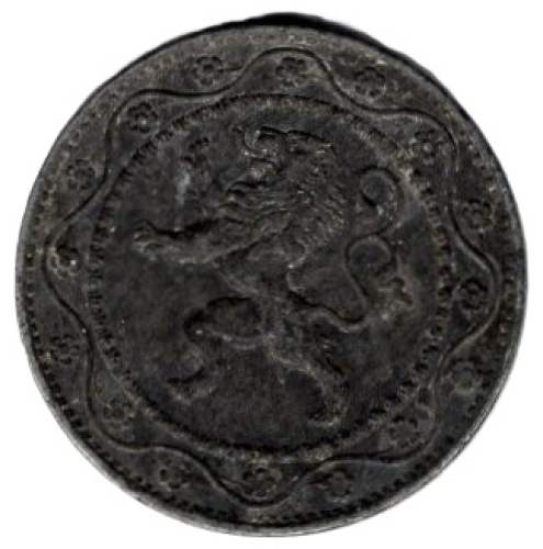Belgien Deutsche Besetzung 1. Weltkrieg 25 Cent (25 Centimes) 1916