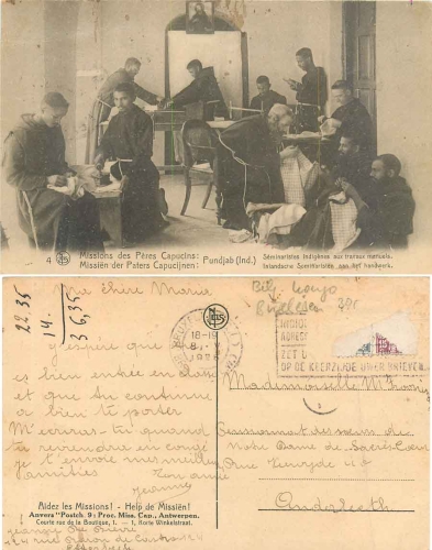 Belgian Congo Pandjab sewing room iron o 8.5.1926