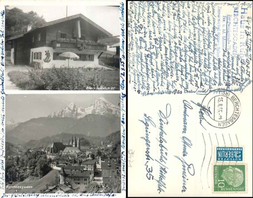 83471 Berchtesgaden Haus in Ruh nr.75 o 15.8.1955