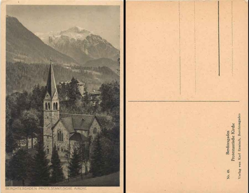 83471 Berchtesgaden, Protestant Church, * approx. 1930