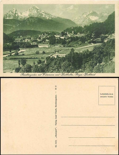 83471 Berchtesgaden Watzmann Hochkalter, * ca. 1920
