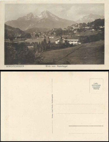 83471 Berchtesgaden vom Malerhügel *ca. 1920