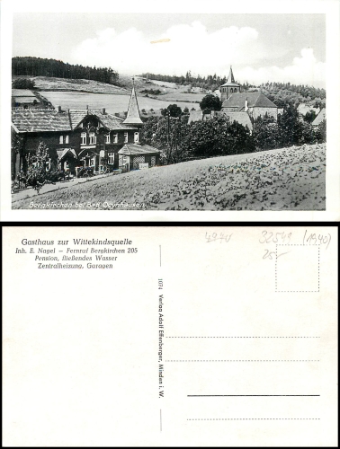 Bad Oeynhausen Bergkirchen Gasthaus zur Wittekindsquelle * ca.1940