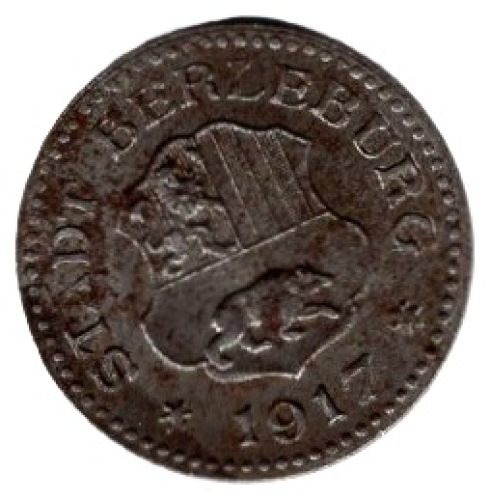 Berleburg town emergency war money 10 pfennigs 1917 emergency coin